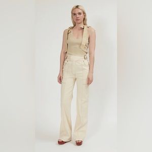 Ulla Johnson Albie Pant in Blanc New with Tags! Size 2